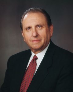 Profeetta Thomas S. Monson, mormonikirkon presidentti